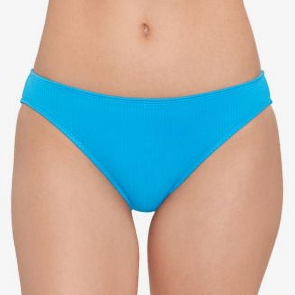 Salt + Cove Ribbed Hipster Bikini Bottom Cerulean Blue M